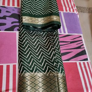 Green Festive Saree