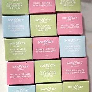 Dot&key Face Moisturiser Night Cica Calm Gel Cream