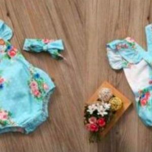 cute Romper with Hairband