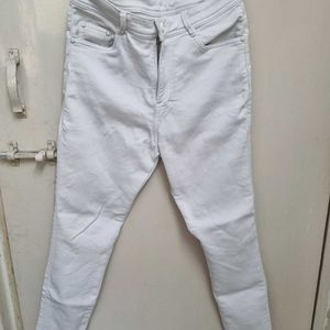 White High Waist Jeans