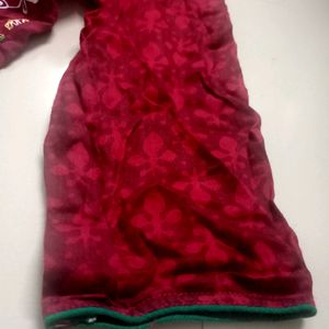 Maroon Colour Short Kurti For Girls