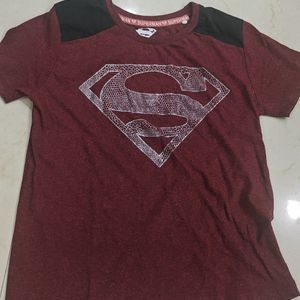 Kids T-shirt with denim shorts