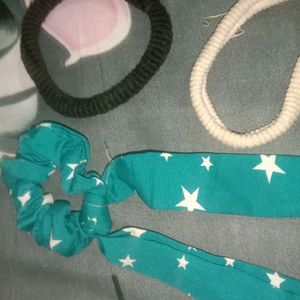 Green And Black White Hairbands