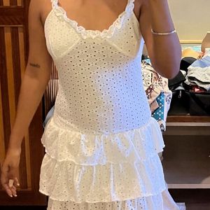 Cute White Mini Dress