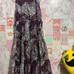 Rare Maxi dress🎀/ violet dress