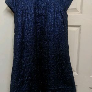 Sequins Blue Top