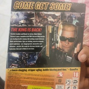 PC GAME DVD DUKE NUKEM FOREVER