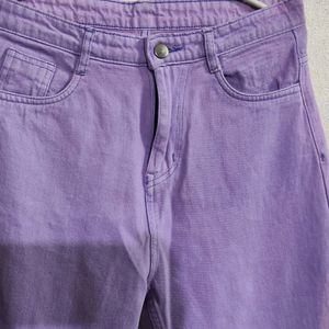 Women Purple Jeans