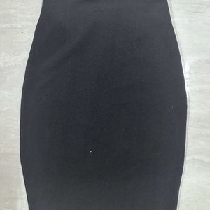 Black Formal High Waist Skirt