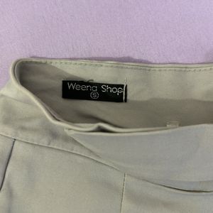 Grey High waist korean shorts