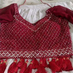 Lehengga Choli (Red)