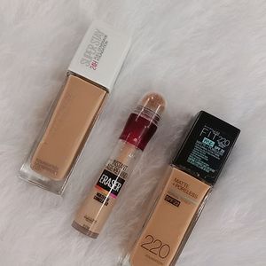 Maybelline Fit Me + Super Stay + Conceal