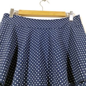 Navy Blue Printed Shorts (Women)