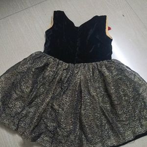 Party Wear Black Frock For Babies