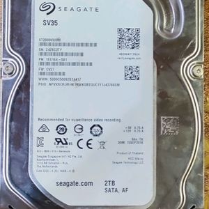 Seagate 2TB Hard Disk Working 100%