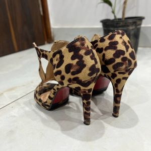 Animal Print Pencil Heel