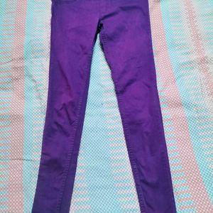 Purple 💜 Jeggings। Price Drop To Rs,199