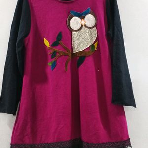 Gothic Owl Sweater Top