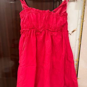 Fuscia Midi Dress