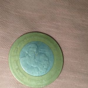 10 Rupees Coin Gandhiji