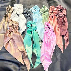 Satin Scarf Scrunchies Pack Of 3