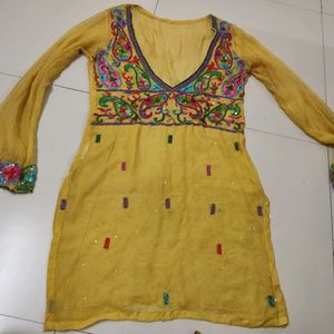 Heavy Ari Work Kurta