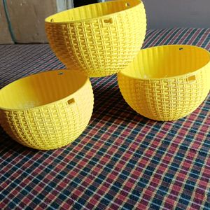 6 Inch Euro Basket (Set Of 3)