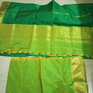 Green Pattu Saree