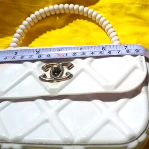 White Hand Bag