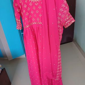 Ananrkali Top And Dupatta