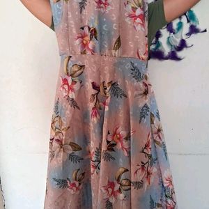 Multi colour gown