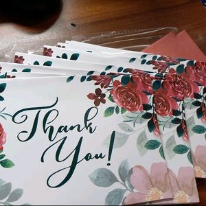 Thank You Blank Note Cards & Visiting Card