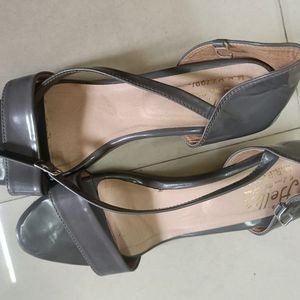 Grey Wedges Heels For Women Size 39 , Uk 6.