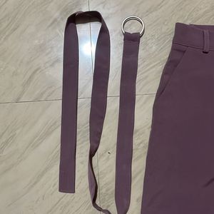 Highwaist Trousers With Belt