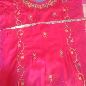 Amazing Fully Stitched Punjabi Suit With Net Dupat