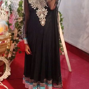 New Black Anarkali