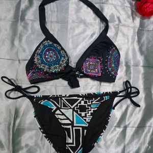 Branded Forever21 Bikni Set With Hand Work