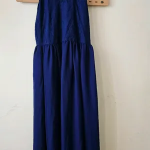 Navy Blue Party Wear Gown