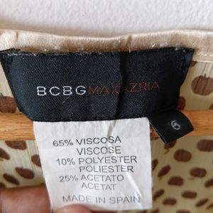 BCBGmaxazria Spotted Empire Dress