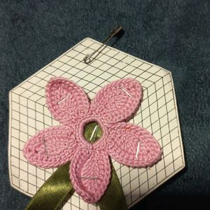 Flower Crochet Badge (2)