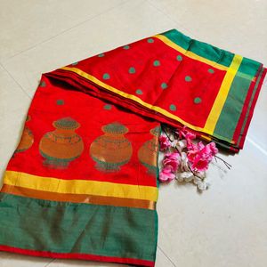 diwali special kalash saree