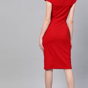 Red Athena Party Wear Dress