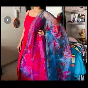 long top+dupatta+palazzo