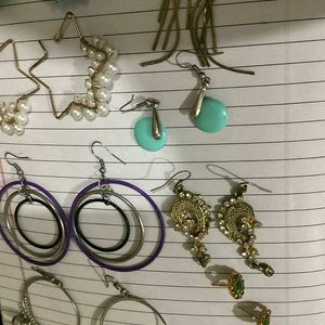 Combo Of 8 Earrings