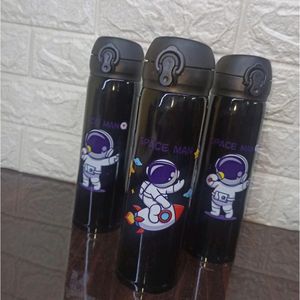 Space Theme Stainless Steel Bottle