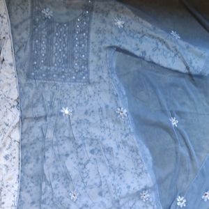 Kurta Pant And Dupatta Set