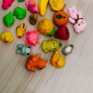 21 Mix Fruit Vegetable Chuchu Toys