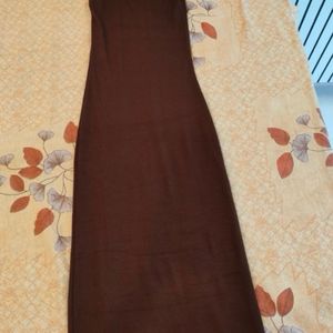 MIDI Coffee Brown Dress