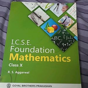 ICSE Foundation Mathematics by RS Agarwal