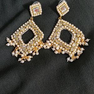 Handmade kundan Earrings